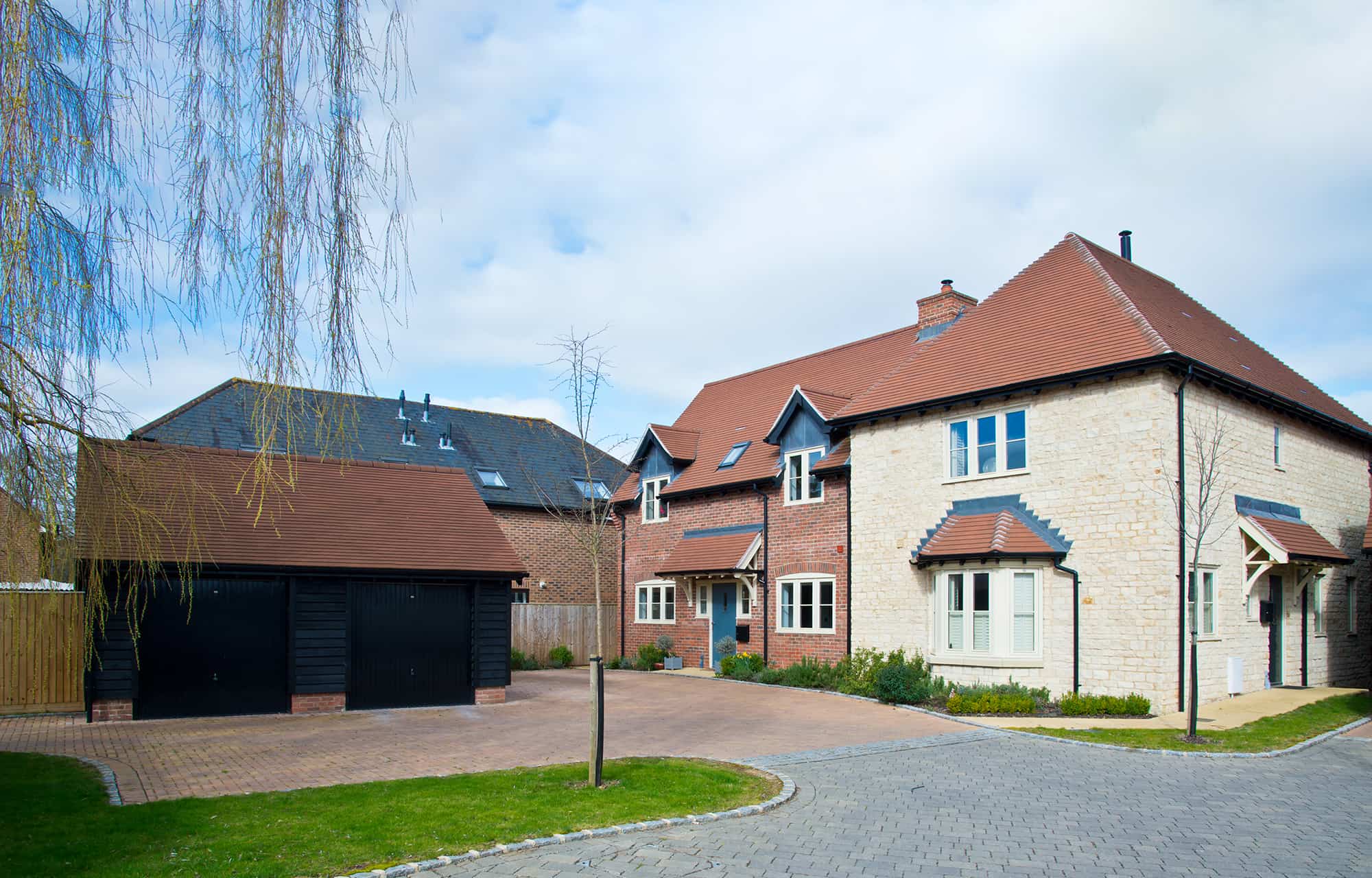 Attleborough Builders working on a roof