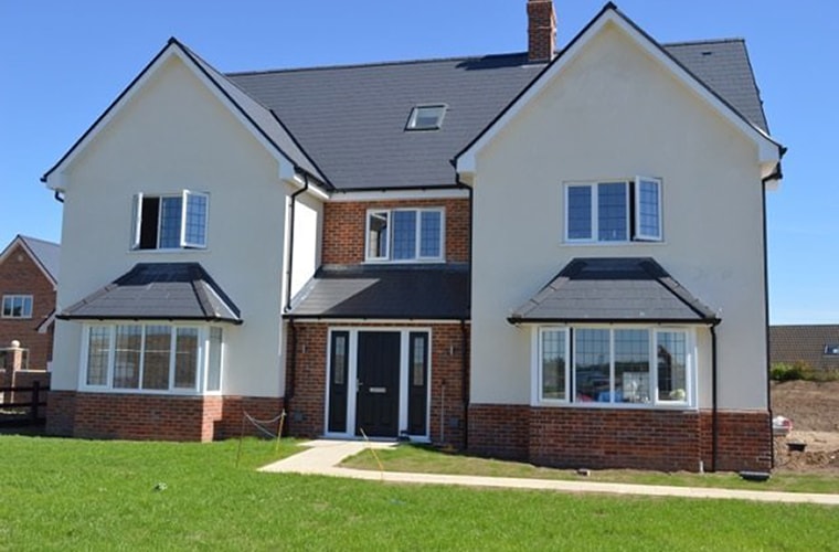 Attleborough Builders building a house 